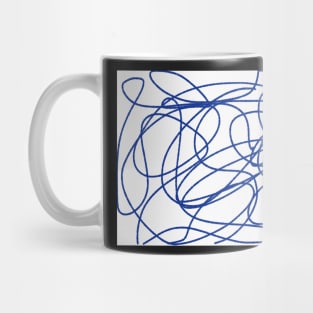 Blue lines Mug